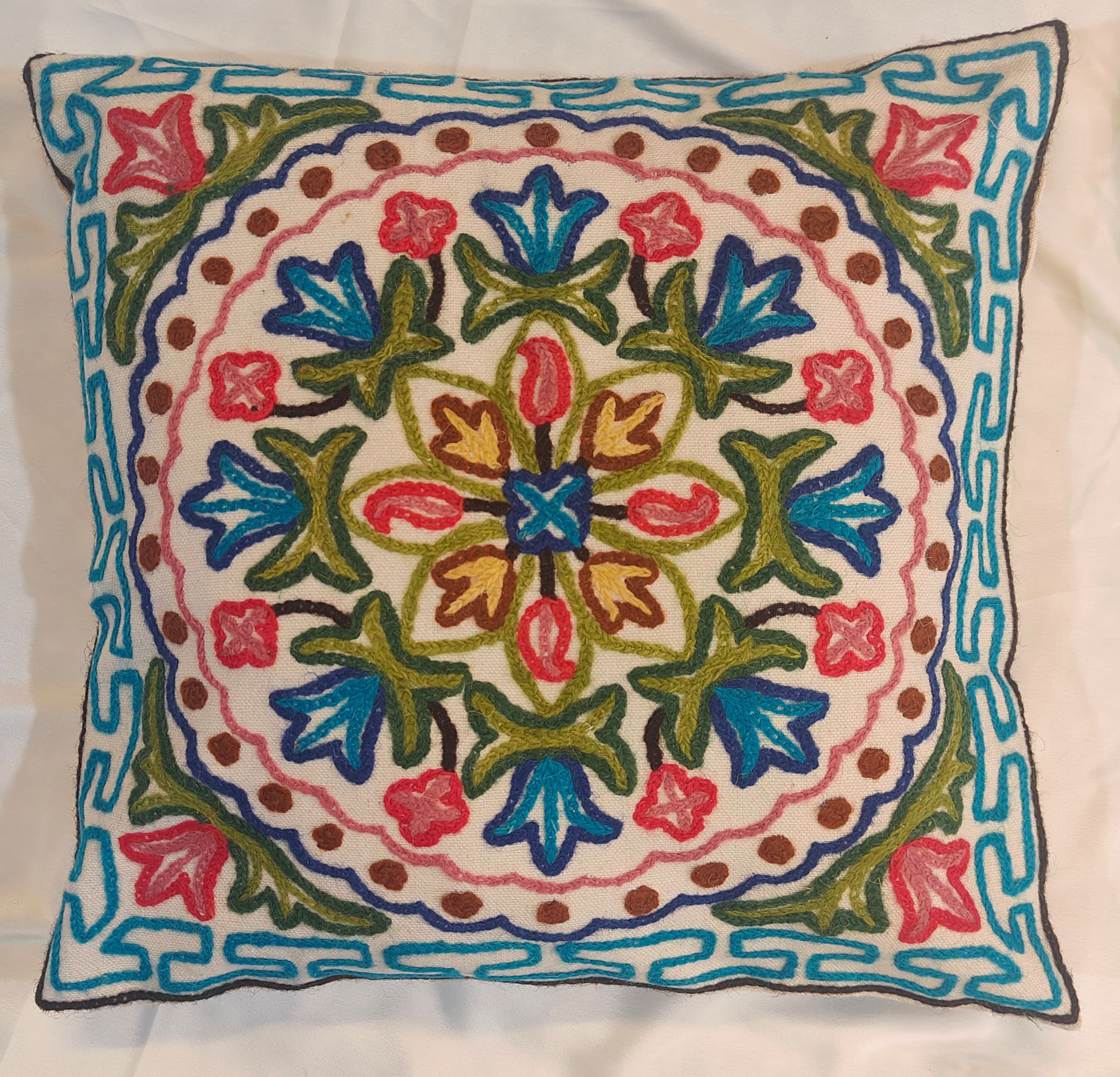 Hand-Embroidered Cushion Covers